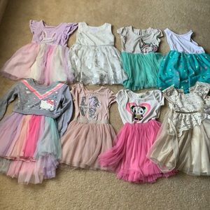 Bundle of dresses for size 3T-4T